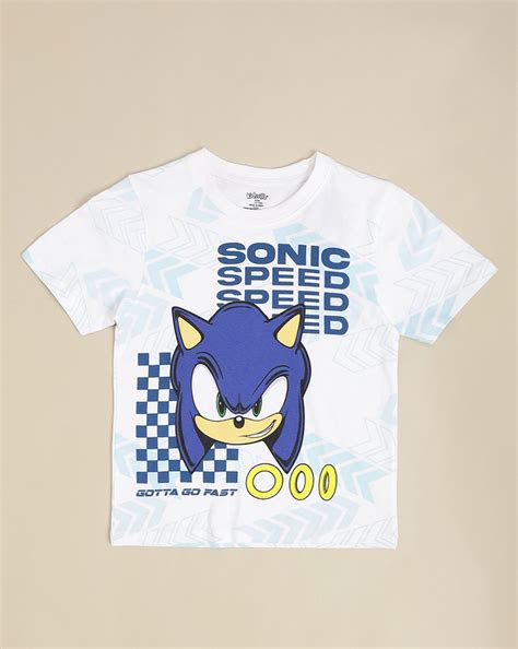 Sonic Modern Printed Regular Fit Tshirt For Boys – Kidsville