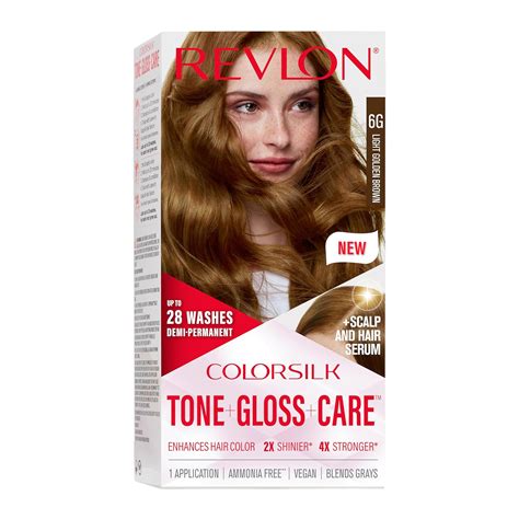 Amazon.com : Revlon ColorSilk Tone + Gloss + Care Demi Permanent Hair ...