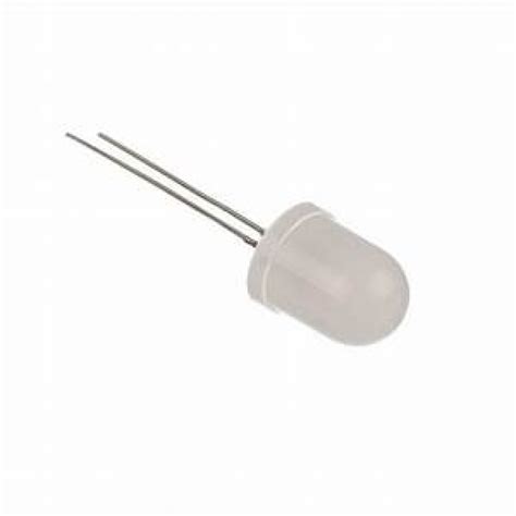 10mm White LED - 5 pcs