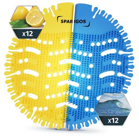 Buy Urinal Screen Deodorizer Mats (24 Pack) Anti-Splash Toilet Smell ...