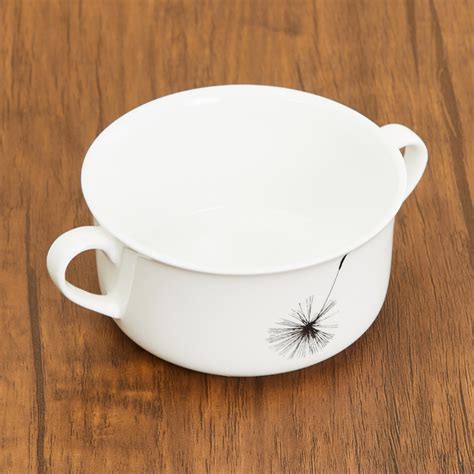 Buy Lucas-Windflower Floral Print Soup Bowl with Handle from Home ...