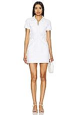 Good American Fit For Success Mini Dress in White001 | REVOLVE