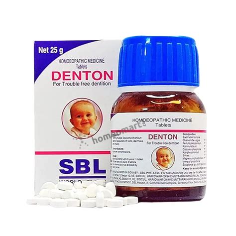 SBL Denton Tablets | Relief for Teething Complaints & Gum Swelling ...