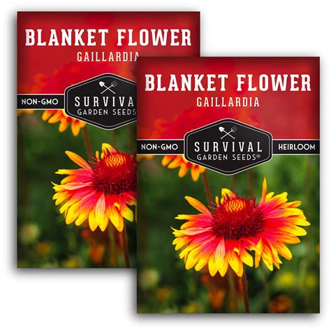 Blanket Flower Seeds for Planting - SurvivalGardenSeeds