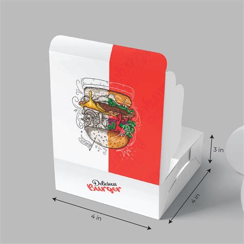 100 Pieces Burger Box (4x4x3 inch) – BigSupply24/7