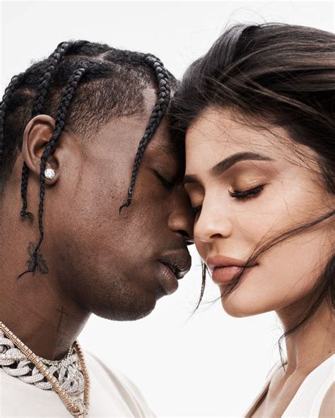 Kylie Jenner and Travis Scott - GQ Magazine August 2018 • CelebMafia