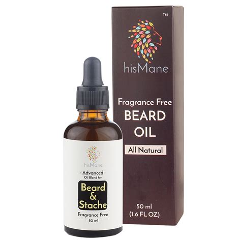 HisMane Beard & Mustache Oil 50ml with Moroccan Argan & Jojoba Oils ...