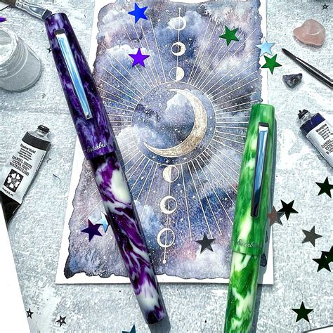 Esterbrook Camden Northern Lights Fountain Pen - Icelandic Green CT (L ...