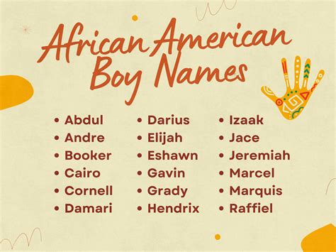 Unique Black Baby Boy Names