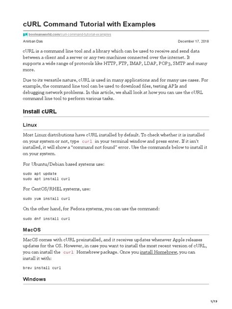 Image result for Curl Command Tutorial
