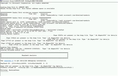Analyzing Crash Dumps Using WinDbg 的图像结果