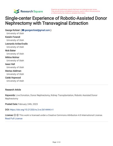 Image result for Robotic Nephrectomy Extraction Incision