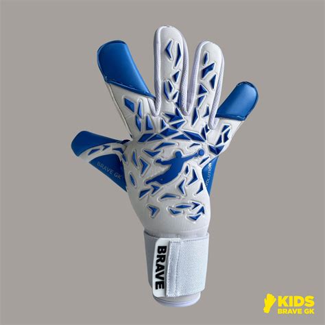 Kids goalkeeper gloves Brave GK Evolution White. Cheap professional ...