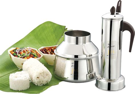 JVL Stainless Steel South Indian Round Puttu Kudam India | Ubuy