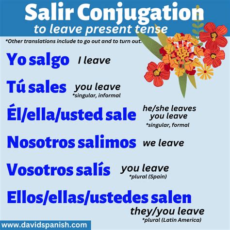 Salir means both "to leave" and "to go out" in Spanish.