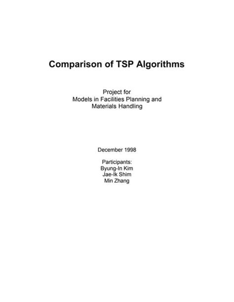 Image result for TSP Algorithms