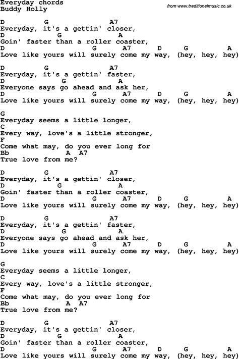 Everyday Everyday Everyday Lyrics