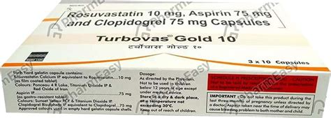 Turbovas Gold 10mg Strip Of 10 Capsules: Uses, Side Effects, Price ...