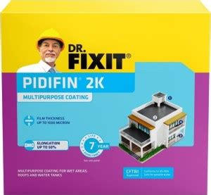 Dr. Fixit Pidifin 2K 2-Parts Flexible Cementitous Waterproofing ...