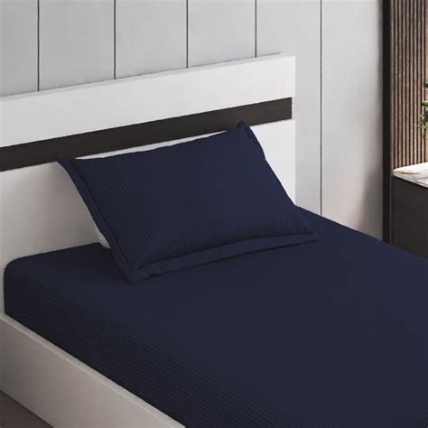 Buy Juniper Elsing Striped 2Pcs Single Bedsheet Set from Home Centre at ...