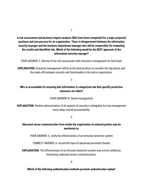 CISM Exam Sample Question 的图像结果