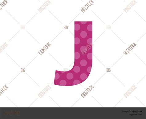 Purple Letter J