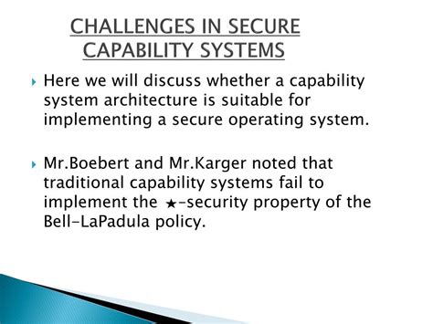 Capability System 的图像结果