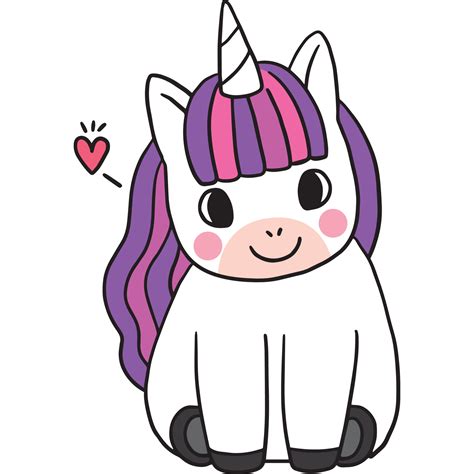 Cute Unicorn Clipart