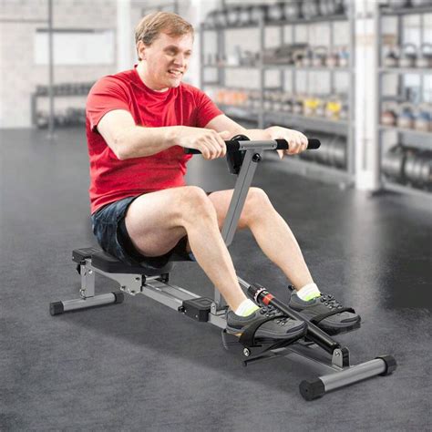 Home Rowing Foldable Rowing Exercise Machine Hydraulic Rowing Machine ...