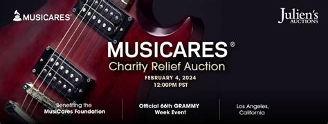 Official GRAMMY Week Event | MUSICARES | Charity Relief Auction, Grammy ...