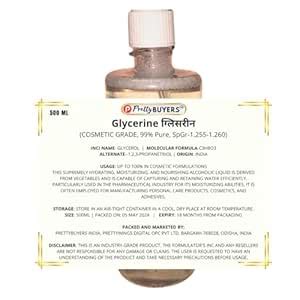 Glycerine (Glycerol) Pure & Refined | Multi-Purpose Vegetable Glycerine ...