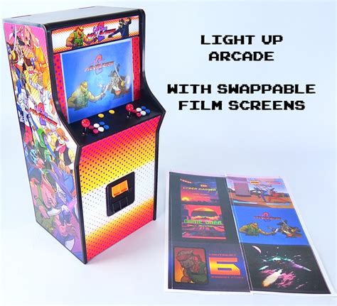 GAME ON! Arcade w/ LED Light (Cats with Knives 2) – Super Action Stuff