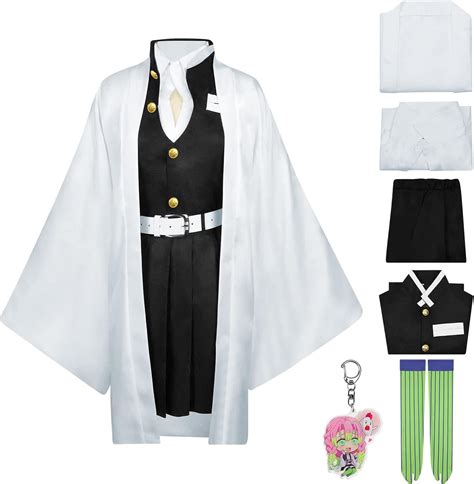 Buy Costume Cosplay Set Outfit Demon Slayer Cosplay Anime Dress Suit ...