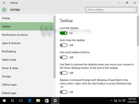 Image result for Taskbar Settings Toggle