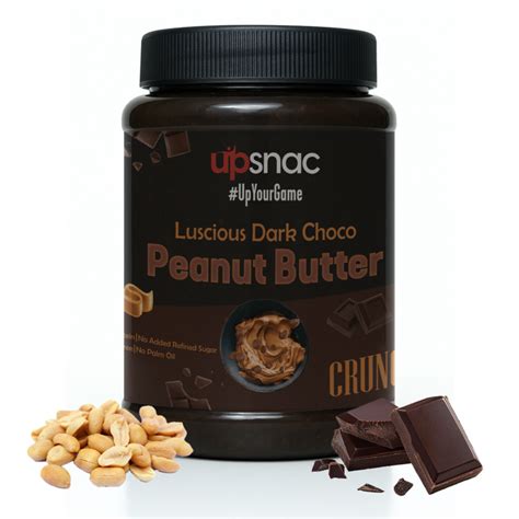 Luscious Dark Choco Peanut Butter (Crunchy) 900g – Upsnac