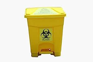 Kunj Biomedical Wastage Bins with Pedal Lifting Hospital Bins 25 Liter ...