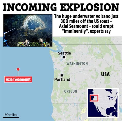 Giant mile-wide hidden volcano set to ERUPT from beneath the waves ...