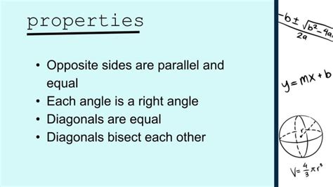 Image result for Rectangle Properties