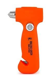 RNG EKO Green - Dynamo LED Car Side Window Breaker Seat Belt Cutter ...