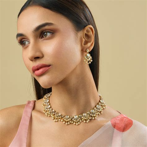 Royal Kundan Necklace | Traditional Long Kundan Necklace Set