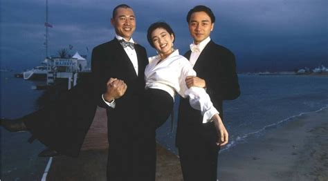 1999年，巩俐在香港 - 派谷照片修复翻新上色