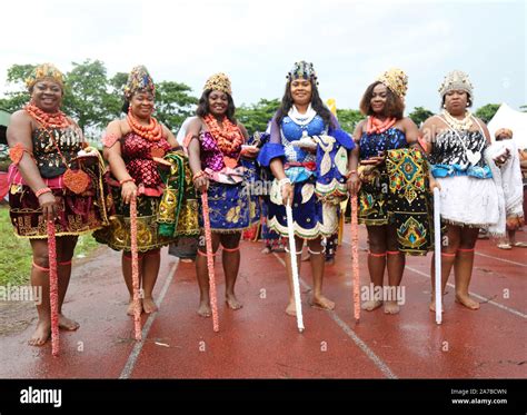 Kalabari ladies showcasing the rich culture of Nigeria during the ...
