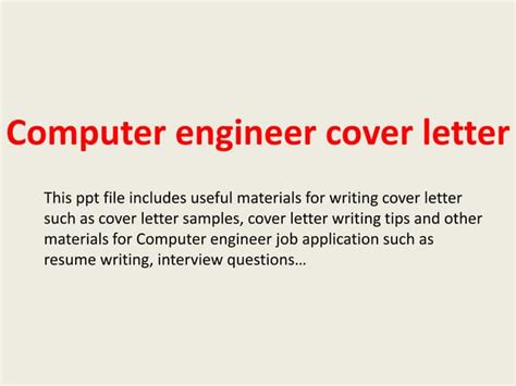 Image result for Best Computer Engineering Cover Letter