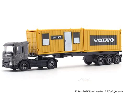 Volvo FMX transporter with containers 1:87 Majorette scale model truck ...
