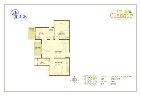 BRR Classic Phase 1 in Hoodi, Bangalore: Price, Brochure, Floor Plan ...