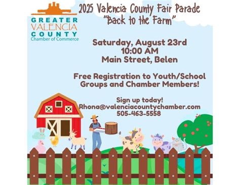 Valencia County Fair Parade, Belen, 23 August 2025 | AllEvents