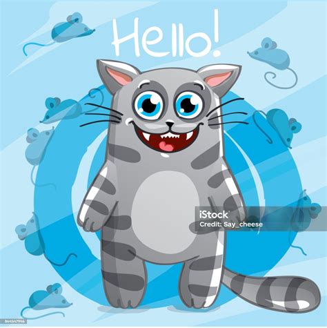 Image result for Hello Cat Cartoon