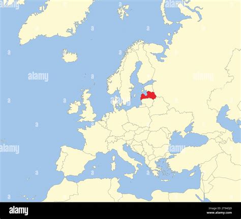 Location map republic latvia hi-res stock photography and images - Alamy - map of europe latvia