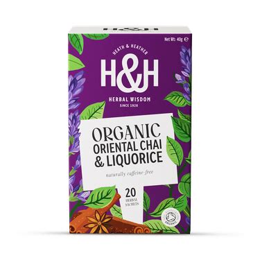Heath & Heather Organic Green Tea with Ginger | Holland & Barrett
