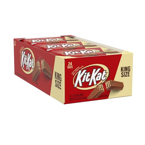 Buy KIT KAT Milk Chocolate King Size Wafer Candy, Bulk, Individually ...